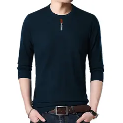 Классическая шерстяная трикотаж Sueter свитера цвета Омбре Invierno повседневные пуловер и свитер для мужчин тянуть футболка с длинными рукавами