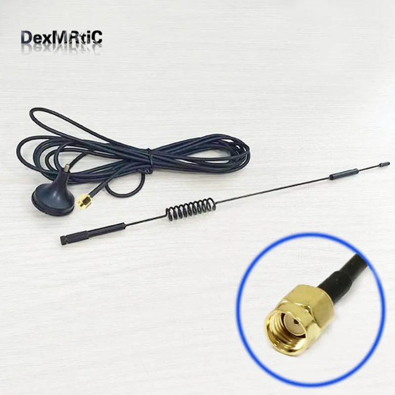 1PC 2.4GHz antenna 7dBi High gain Omni WIFI Antenna Magnetic base 3M cable RP SMA Male Plug Connector #1 wifi antena booster