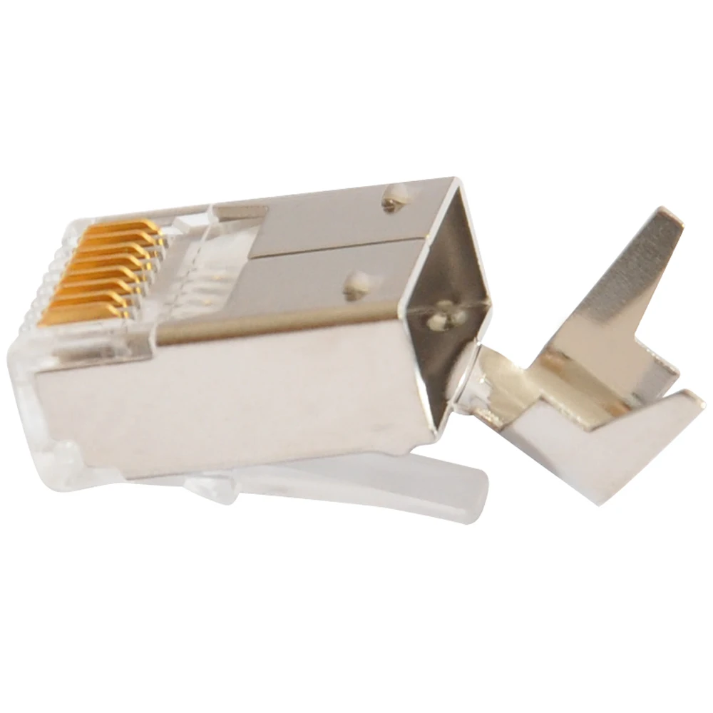 xintylink ethernet cable connector rj45 plug cat6 network rj 45 8p8c modular cat 6 terminals stp shielded gold plated 50u xintylink ethernet cable connector rj45 plug cat6 network rj 45 8p8c modular cat 6 terminals stp shielded gold plated 50u
