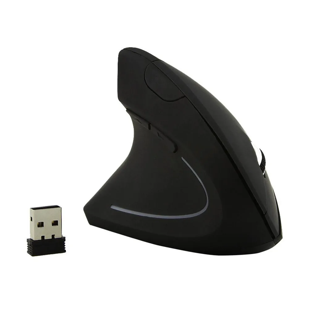 Беспроводная мышь 6D 2,4G, эргономичная Вертикальная оптическая мышь для левой руки, 1600 dpi, игровая мышь для ПК, компьютерная мышь для ноутбука imac pro macbook