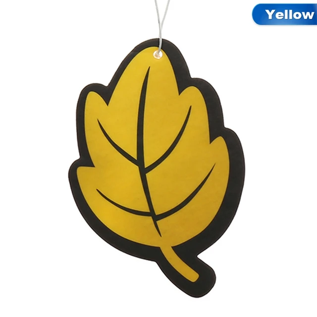 1pcs Car Air Freshener Auto Shine Paper Hanging Vanilla Perfumed