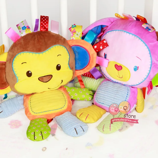 Sonajeros de peluche para Bebé y Niño, juguetes educativos de aprendizaje para niños pequeños de 0 a 12 meses, con relleno de animales Sonajeros de peluche para Bebé y Niño, juguetes educativos de aprendizaje para niños pequeños de 0 a 12 meses, con relleno de animales