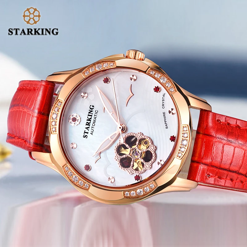 Часы STARKING женские механические с кристаллами и стразами|wristwatch brand|wristwatches