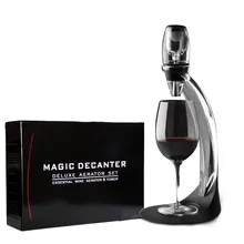 Волшебный винный декантер красный аэраторный Графин для вина эфирный набор с подарочной коробкой бункера и фильтра