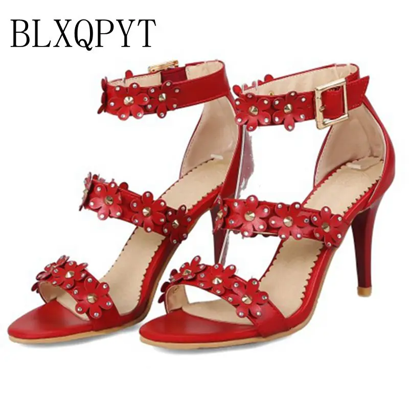

BLXQPYT Plus Big &small size 31-48 ankle boots Sexy high heels pointed toe Autumn Winter quality pumps Party shoes woman 618-3