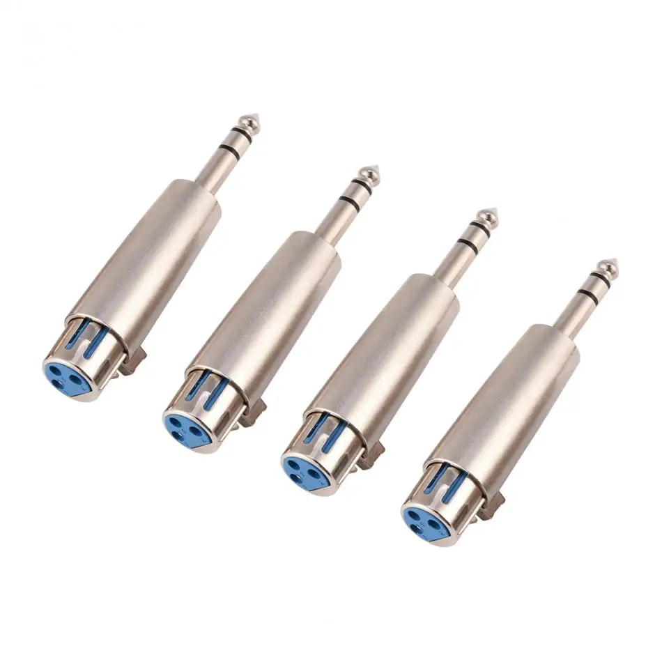 4 шт. 3 контактный разъем XLR для стерео 6 35 мм 1/4|xlr female|xlr 3-pinxlr xlr |