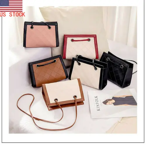 

Simple Design Style Women Leather Handbag Well-distributed Line Shoulder Lady Cross Body Bag Tote Messenger Portable Satchel