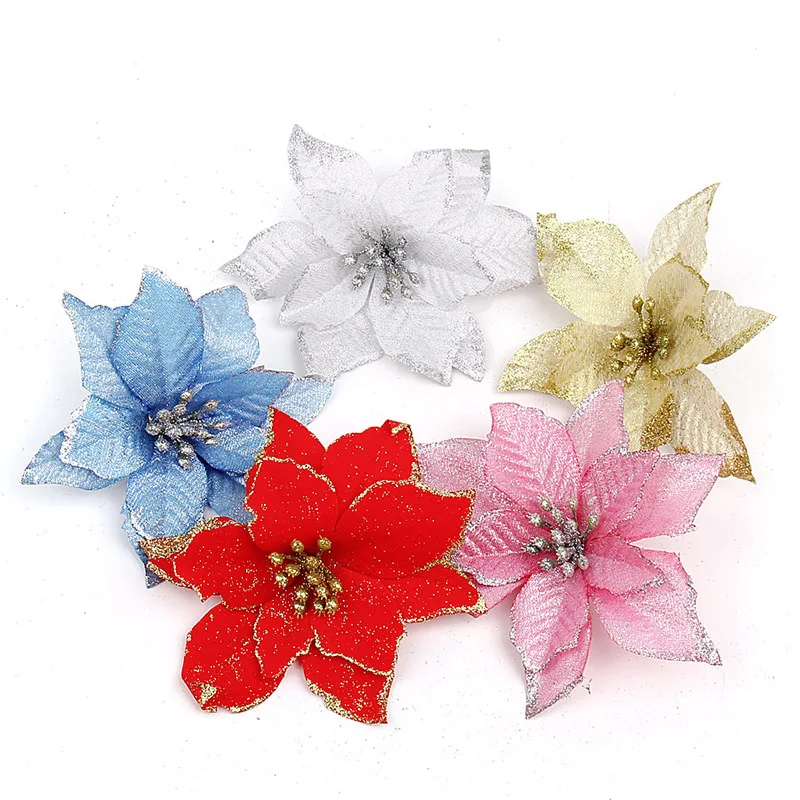 13CM-Artificial-Flower-Butterfly-Xmas-Ornament-Christmas-Tree-Decoration-Festival-Party-New-Year-Wedding-Decorations-Flowers-MR0127 (9)