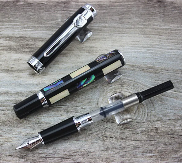 Gullor элегантный перьевая ручка Jinhao 8802 оболочки с покрытые фианитами с алмазным блеском, роскошный подарок чернила ручки