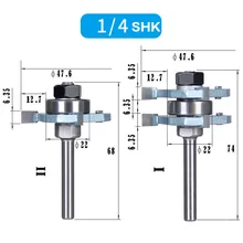 2pcs/Set 1/4 Inch Shank T-handle Rail And Stile Router Bit Wood Working Cutter High Quality Matched Tongue and Groove Router Bit цена 2pcs/Set 1/4 Inch Shank T-handle Rail And Stile Router Bit Wood Working Cutter High Quality Matched Tongue and Groove Router Bit цены онлайн
