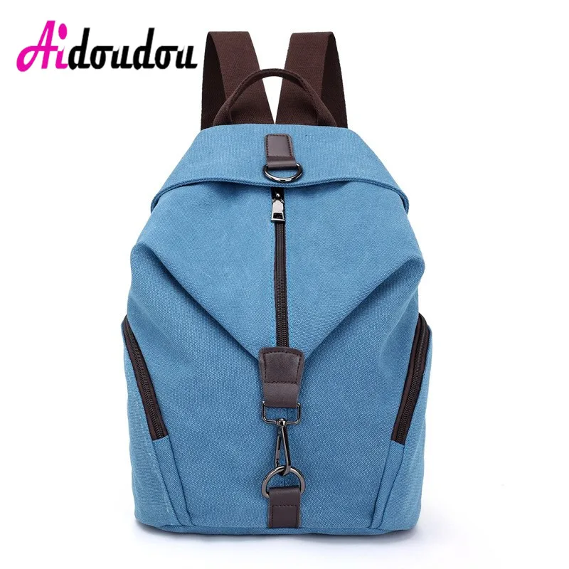 

Multifunction Lady Designer Vintage Women Canvas backpacks female travel bags women's backpack sac a dos mochilas mujer 2018