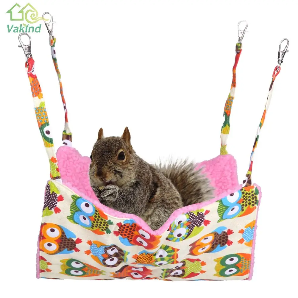 

Warm Cat Bed Pet Squirrel Hamster Hammock For Cat Bed House Ferret Cage Comfortable Small Animal House High Quality