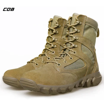 

CQB Outdoor Sports Tactical Combat Boots Men's Lightweight Trekking Hiking Boots Wear-resisting Shoes for Hunting Climbing