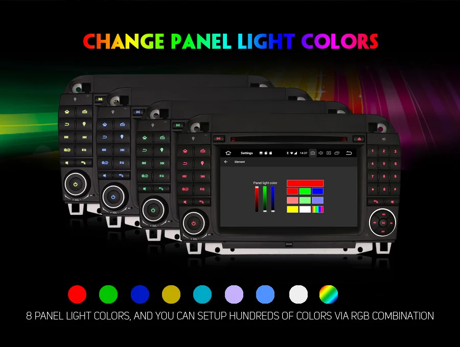 Perfect Erisin ES7882S 7" Android 8.0 Octa core 4G RAM Car DVD GPS Radio DVR DAB+ DVD For BENZ S/CL Class W220 W215 S500 CL55 14