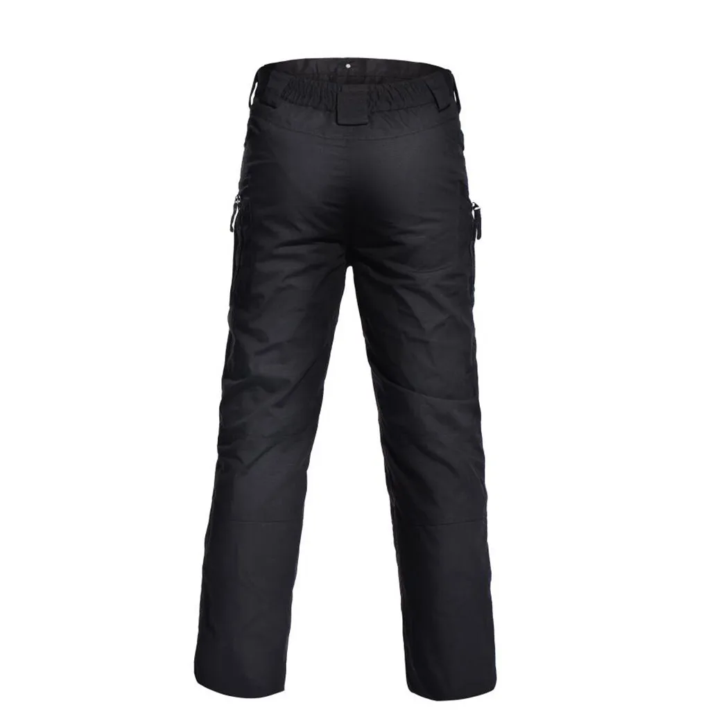 Для мужчин комбинезоны полный Длина с несколькими карманами, хлопок, свободные брюки карго рабочие Тактический стилей повседневные мужские брюки# G6