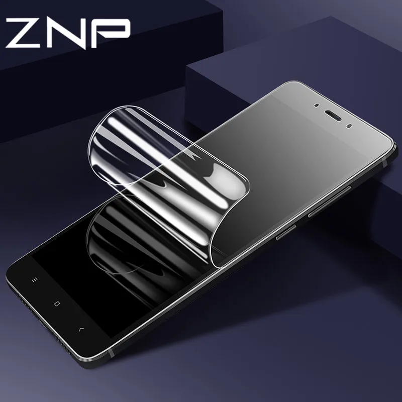 ZNP 4D полное покрытие мягкая защитная Гидрогелевая пленка для Xiao Redmi 4X 5A 4A Защита экрана для Redmi Note 5 5A Redmi 5 Plus пленка