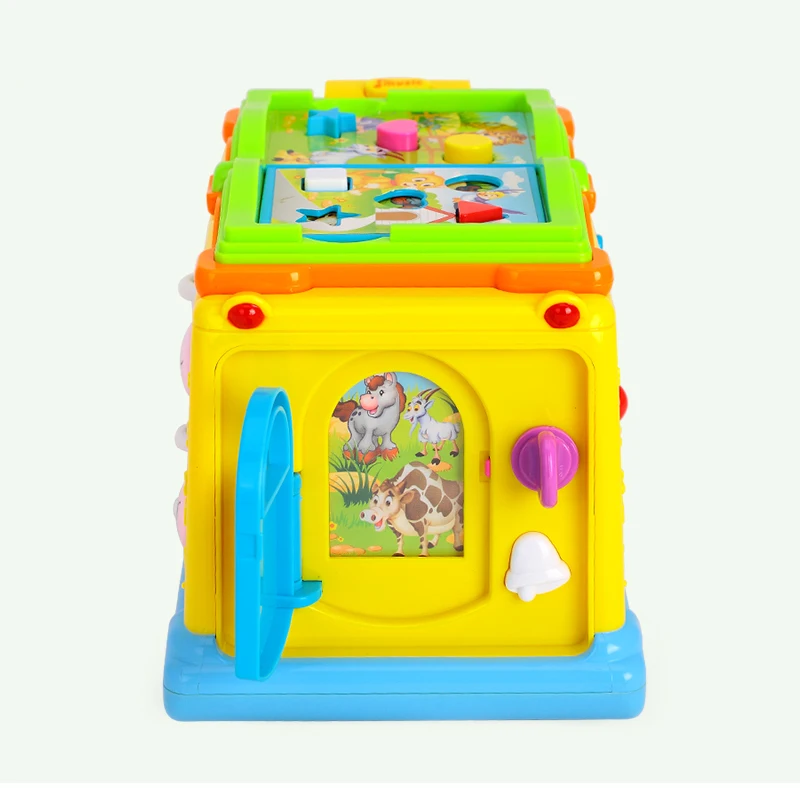 Brinquedos do bebê modelo de carro elétrico ônibus escolar música  educacional precoce incluindo 8 jogos carro & chamadas animais brinquedos  para crianças presentes - AliExpress