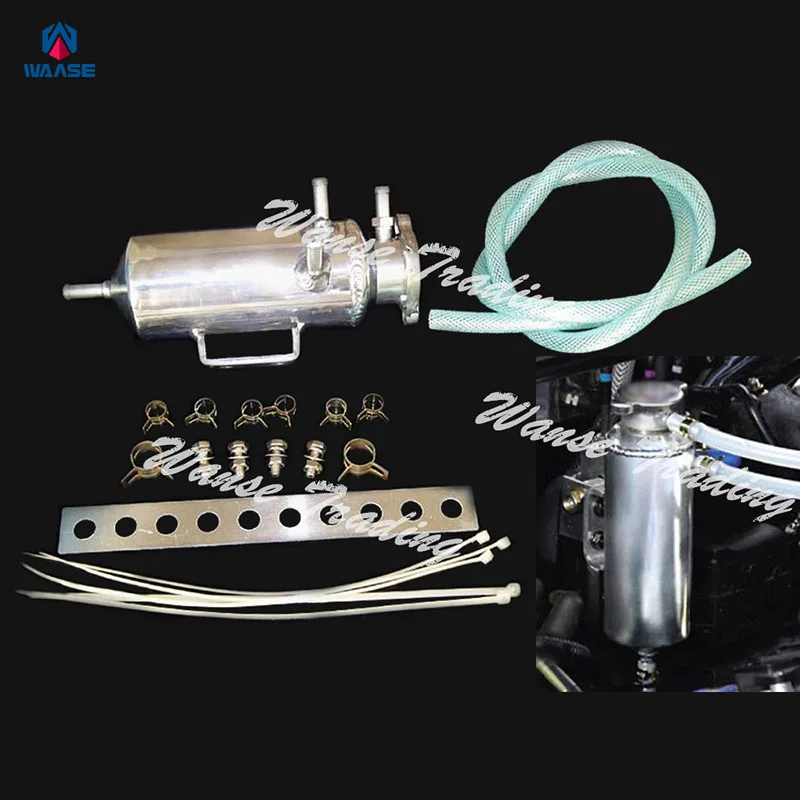 Buy Engine Coolant Cooler Radiator Overflow Breather Air Bleed Tank Can