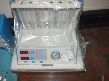 

6 Cylinders Fuel Injector Cleaning Testing Machine for Automotives Free shipping to Russia