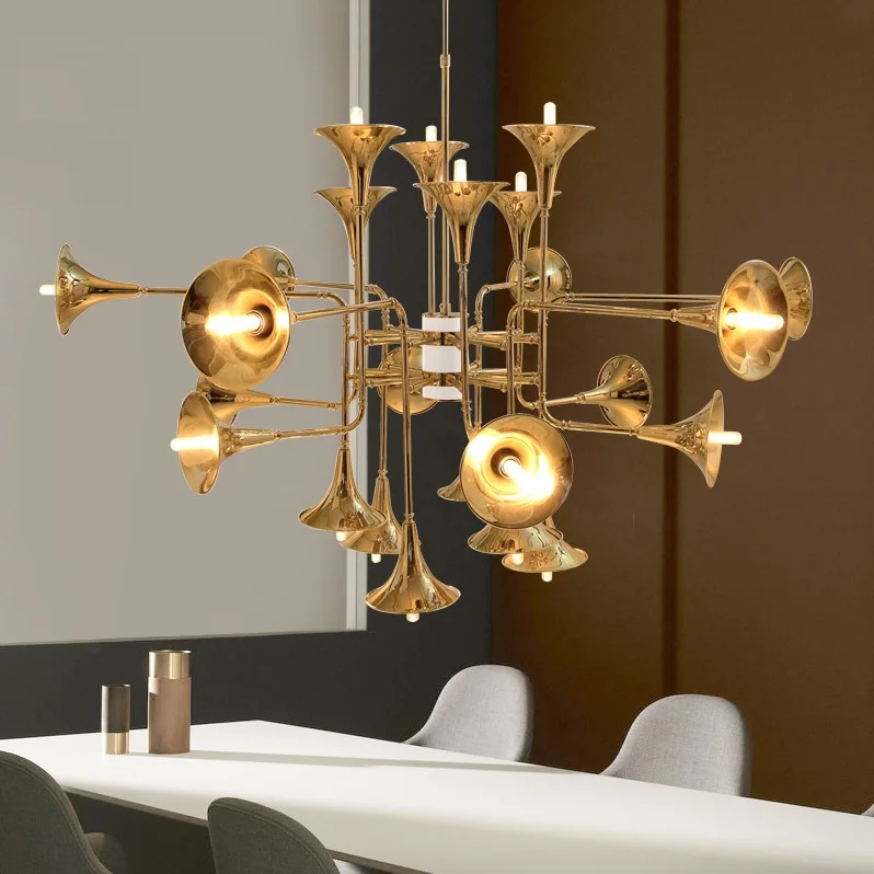 Suspension Lights in Trumpet in Chandeliers from Lights & Lighting on