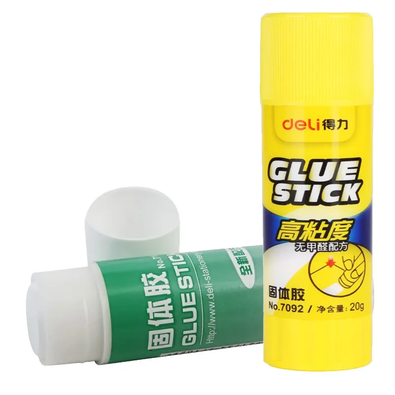 2Pcs/1Set Cute Kawaii Color Paper Glue Stick Pva 20g Lot For School and
