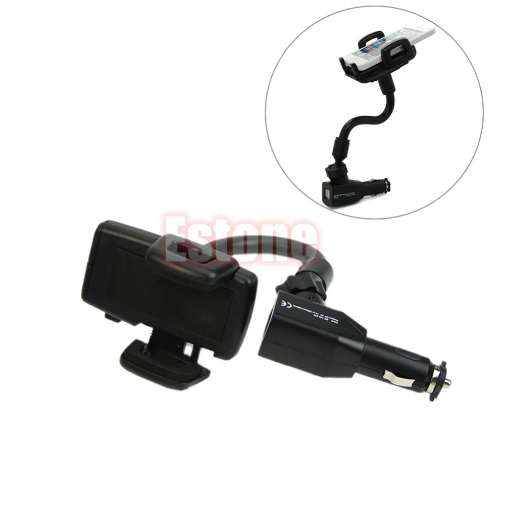 Автомобильный прикуриватель держатель+ 2 USB порта зарядное устройство для телефона для автомобиля аксессуары