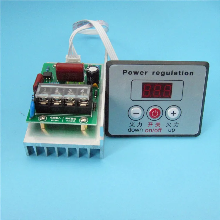 

6000W SCR High Power Regulator Oven Thermostat Controller 220V 380V
