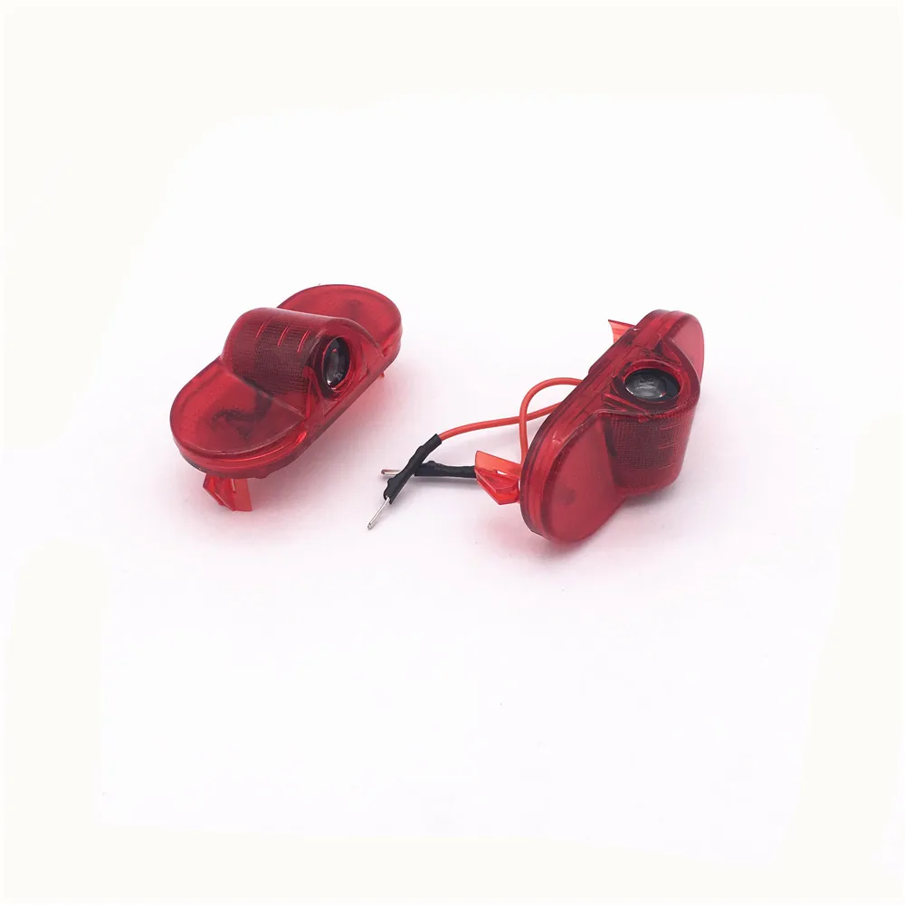 2PCS Car LED Door Welcome Light For VW Caddy 2005-UP Beetle 1999-up Golf 1992- 2001 2002 2003 2004 2005 2006