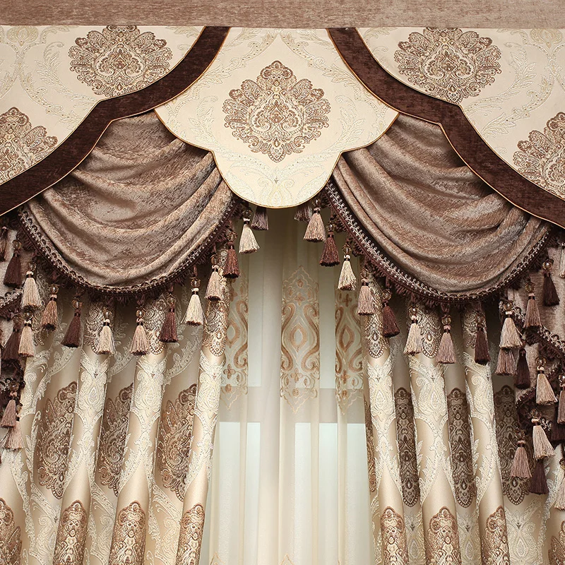 Пользовательские шторы простой современный матерчатый фон для фото с изображением кожаного спальня балкон кофейная скатерть светоизолирующая штора тюлевый балдахин шторы N448