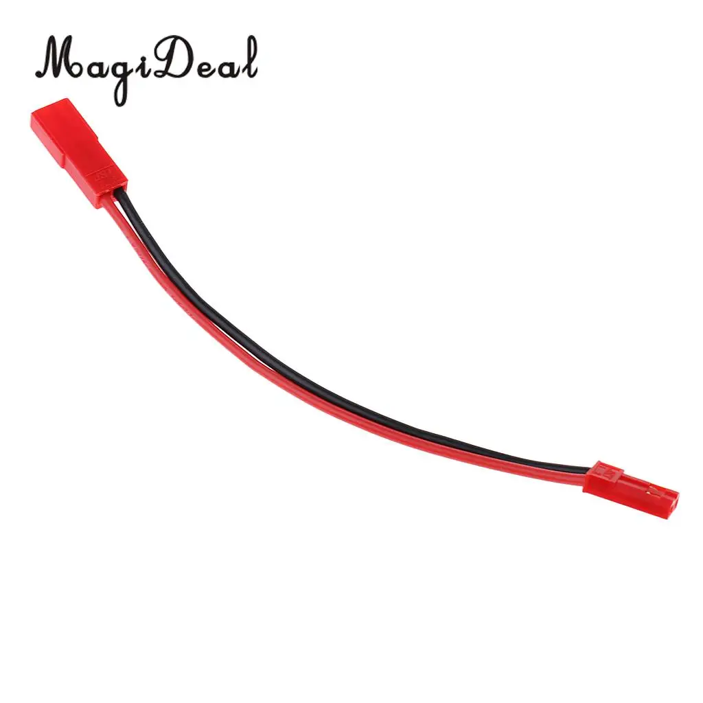 MagiDeal 5Pcs RC Model JST 2-Pin Male to Female Connector Plug Extension Wire Cable Harness for Battery RC Model Parts