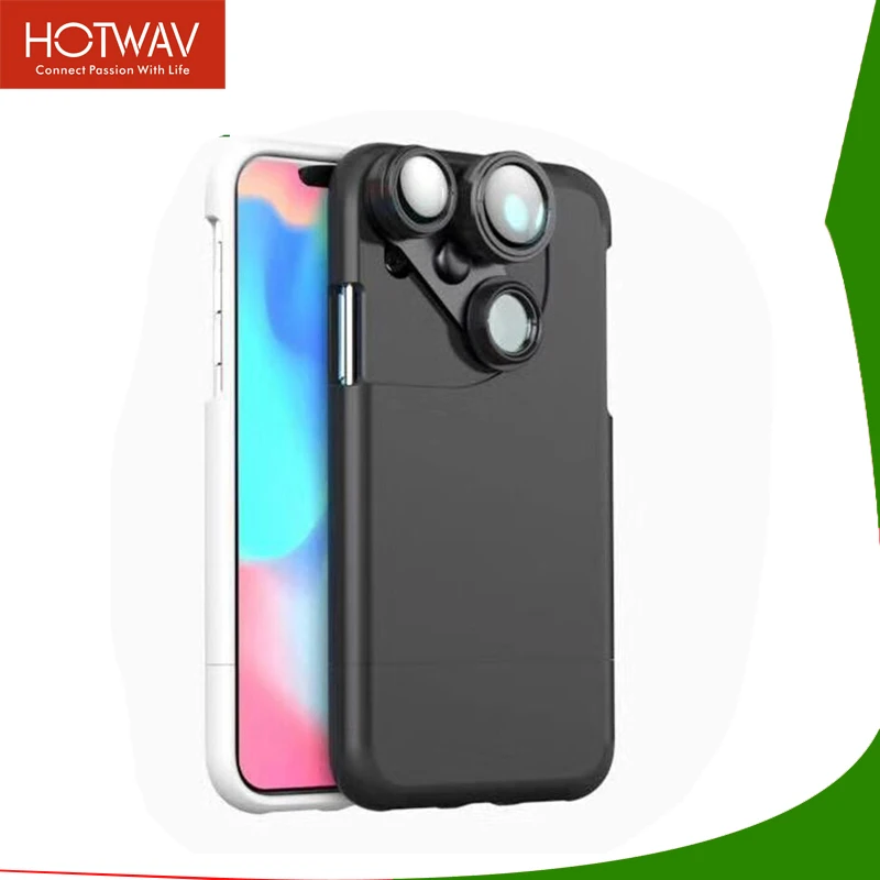 

HOTWAV 4 In 1 Mobile Wide Phone Lens For iPhone 8 Plus Lens Case 15X Macro Lens +Wide Angle Lenses +2X Magnifier +Fisheye Camera