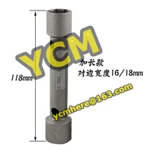 Spark Plug Socket Wrench Scooter Disassembly Tool Spanner High Quality Sleeve Long 118mm Motorcycle Maintenance Tools