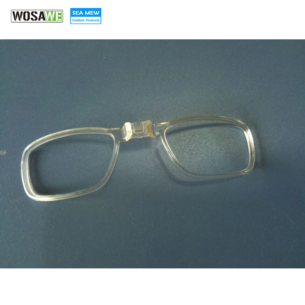 WOSAWE, 3 шт./лот, качественная пластиковая рама для близорукости, велосипедные солнцезащитные очки, внутренняя оправа, очки для близоруких линз
