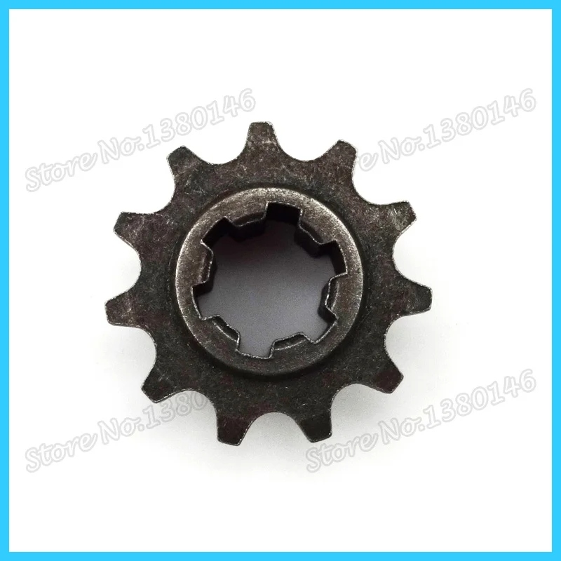 2 PCS T8F 11T Front Pinion Sprocket 11 Tooth Clutch Gear Box For 2 Stroke 47cc 49cc Pocket Dirt Bike Crosser Minimoto