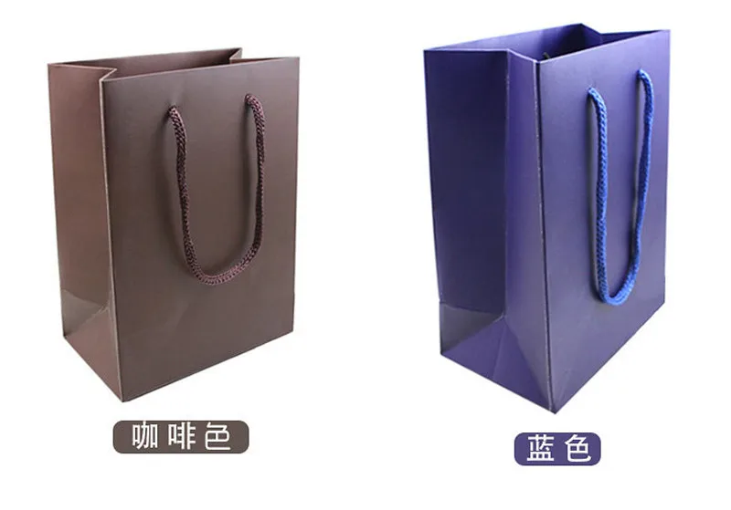 2019 новый 20 штук сумка модная сумка из крафт-бумаги синий/кофе bagFor серьги/ожерелье ювелирные изделия/Рождество/свадебные сумочки Сумка A85