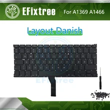 Датский A1466 клавиатура для Macbook Air 13,3 дюйма A1369 макет Подсветка винт MC 2469 2559 2632 2924 2925 3178 2011- год