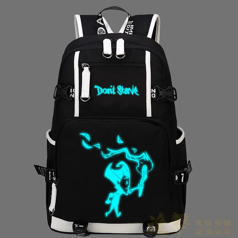 

Anime Don't Starve Game Backpack Bag Luminous Glow in Dark School Laptop Boys Girls Unisex bag Rucksack