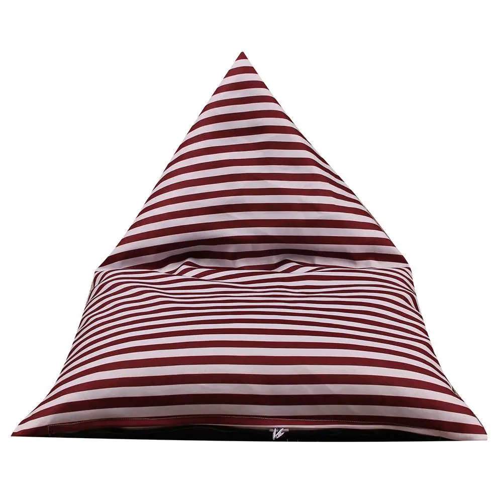Wine red stripes Adeeing сумка для хранения бобы большой стул полоса мешок стул диван мягкая игрушка сумка для хранения поддержка спины - Цвет: Wine red stripes