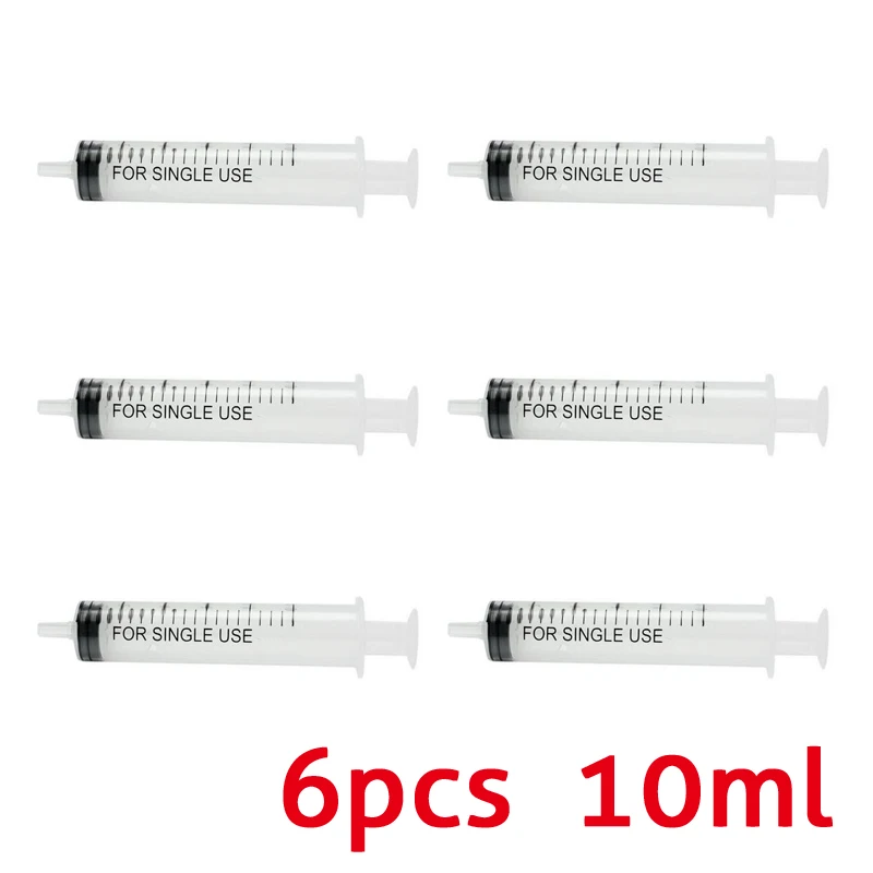 1 Set 10ml 6pcs Syringe Ink Refilling Tools For Hp For Refilling With