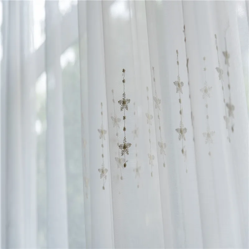 blue curtains