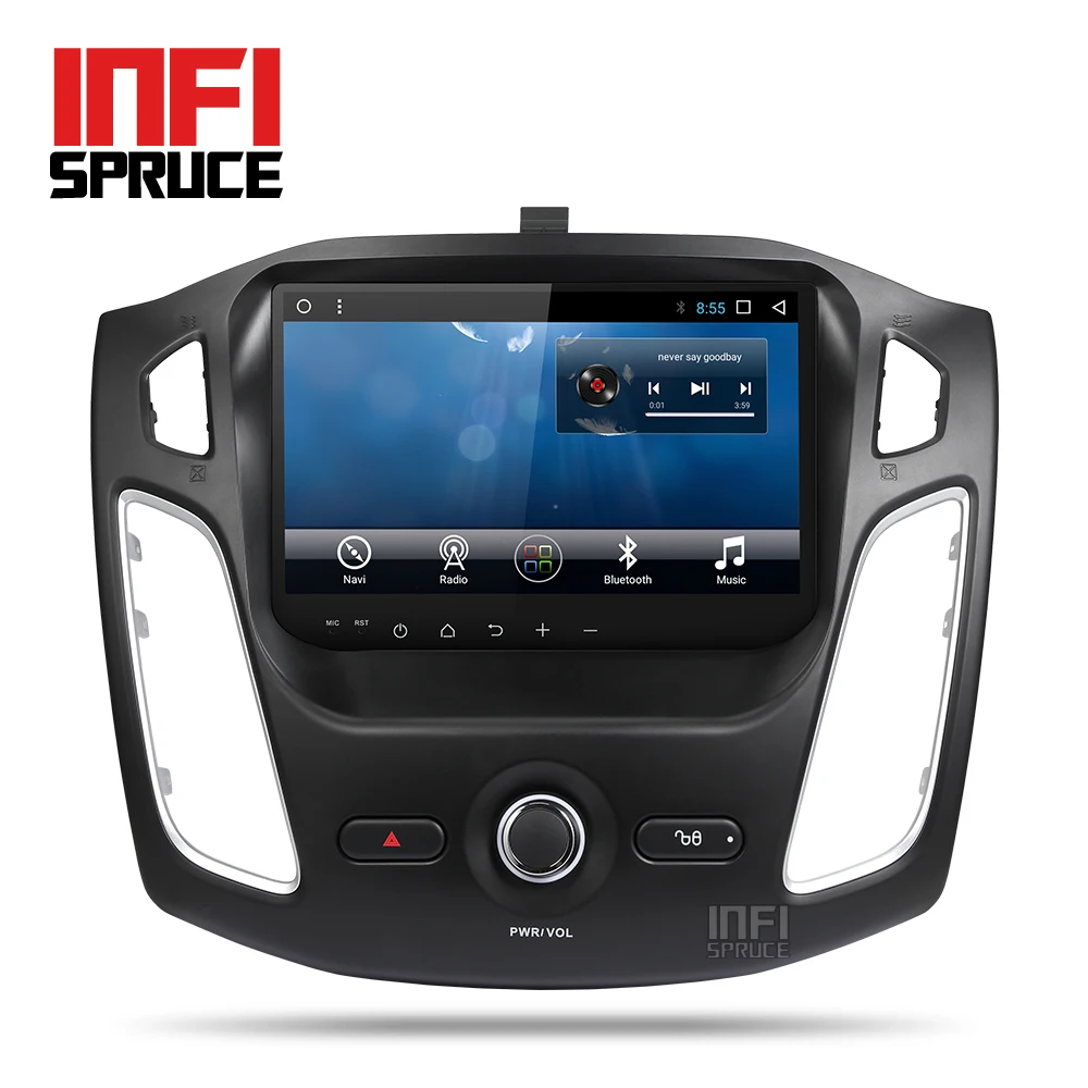 Android 8 1 автомобильный dvd для Ford focus Mondeo S max smax Kuga c 2012 2015 с радио GPS медиаплеер 1024*600