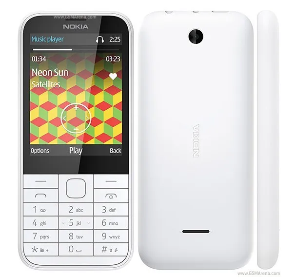 Разблокированный Nokia 225 одноядерный 2,8 дюйма 2МП камера 2G GSM FM Bluetooth Mp3 плеер мобильный телефон