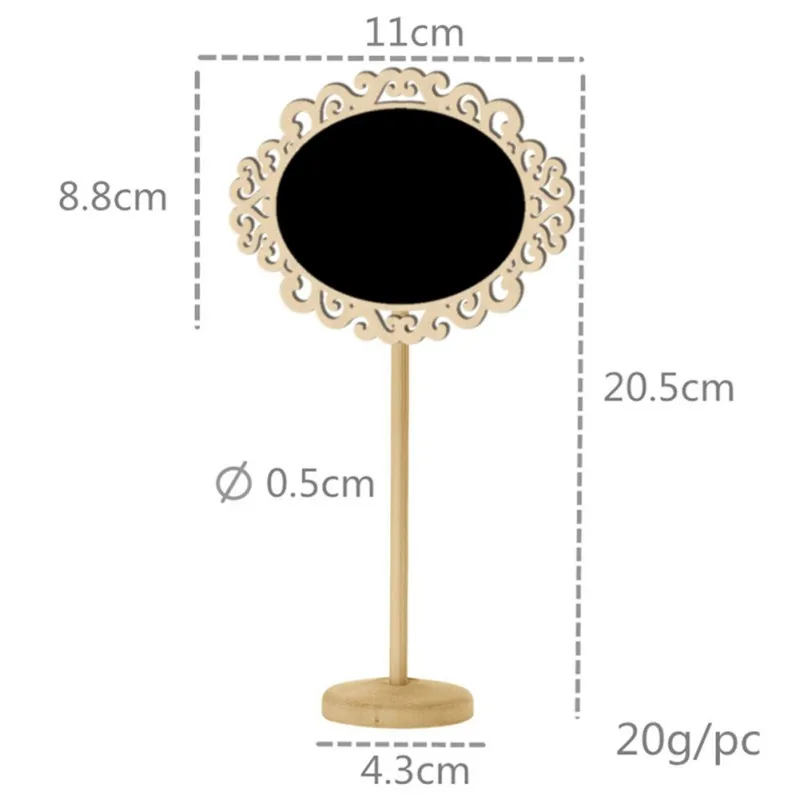 10 шт. Милая деревянная декоративная доска для дома мини деревянная доска для украшения свадьбы для домашней вечеринки