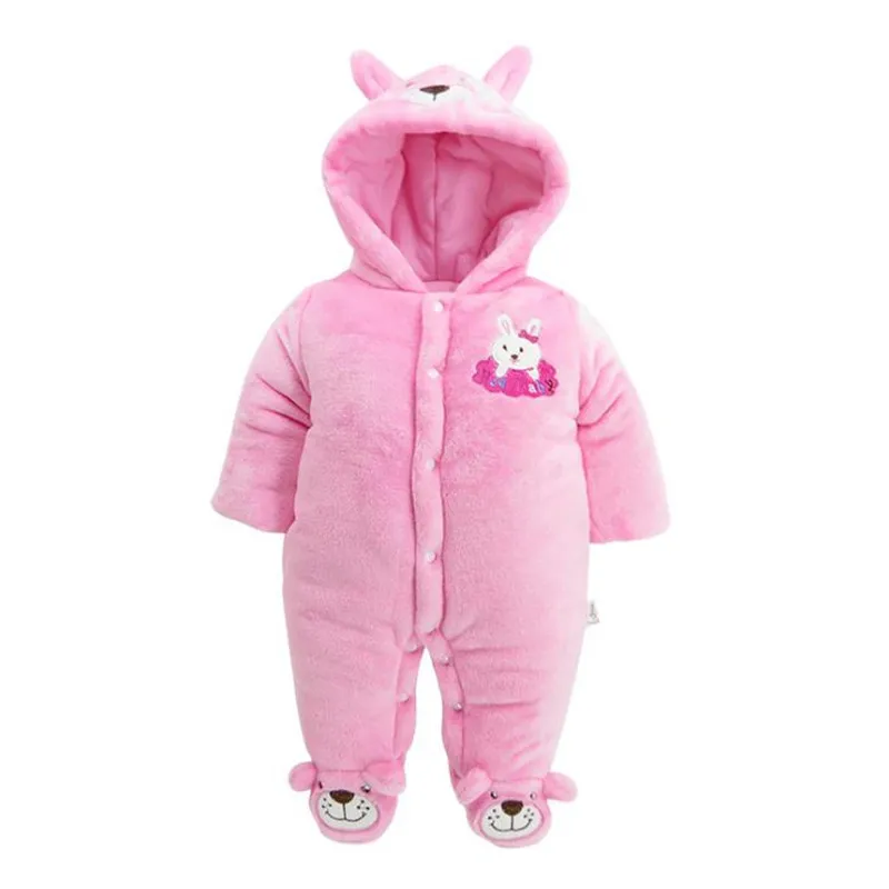 

Pink Baby Girl Onesie Hooded Tiny Cotton Baby Clothes Full Sleeve Baby Girl Romper Newborn Jumpsuit