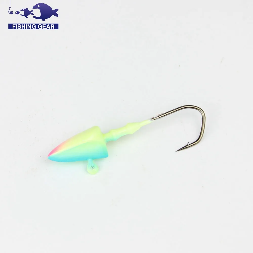 14g fishing lead jig head hook 3pcs sea bass ice carp fishing hooks lead head triangle jig head bait fishing leurre peche pesca  (16)