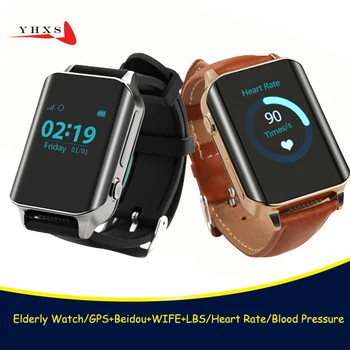

GPS WIFE LBS Tracker Watch for Elderly People Child Wristwatch SOS Call Safe Anti Lost Remote Heart Rate Monitoring Watch