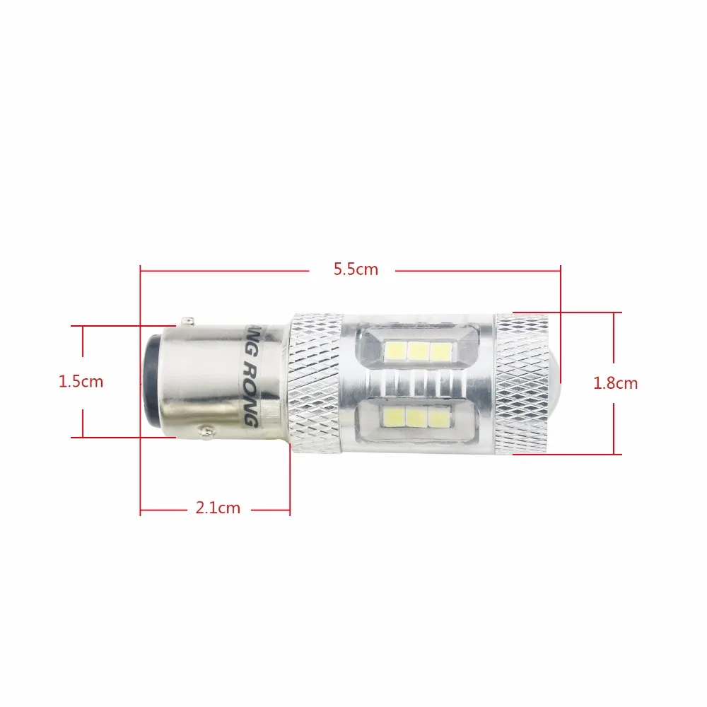 Angrong 2x566 P21/4 W BAZ15d 7225 SAMSUNG 15 Вт светодиодный бортовой светильник хвост стопор обратного светильник DRL(CA313