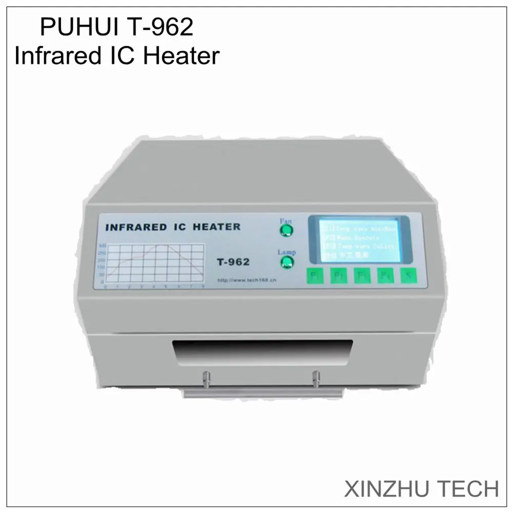 PUHUI T 962 инфракрасный нагреватель T962 оплавленная печь для духовки припой