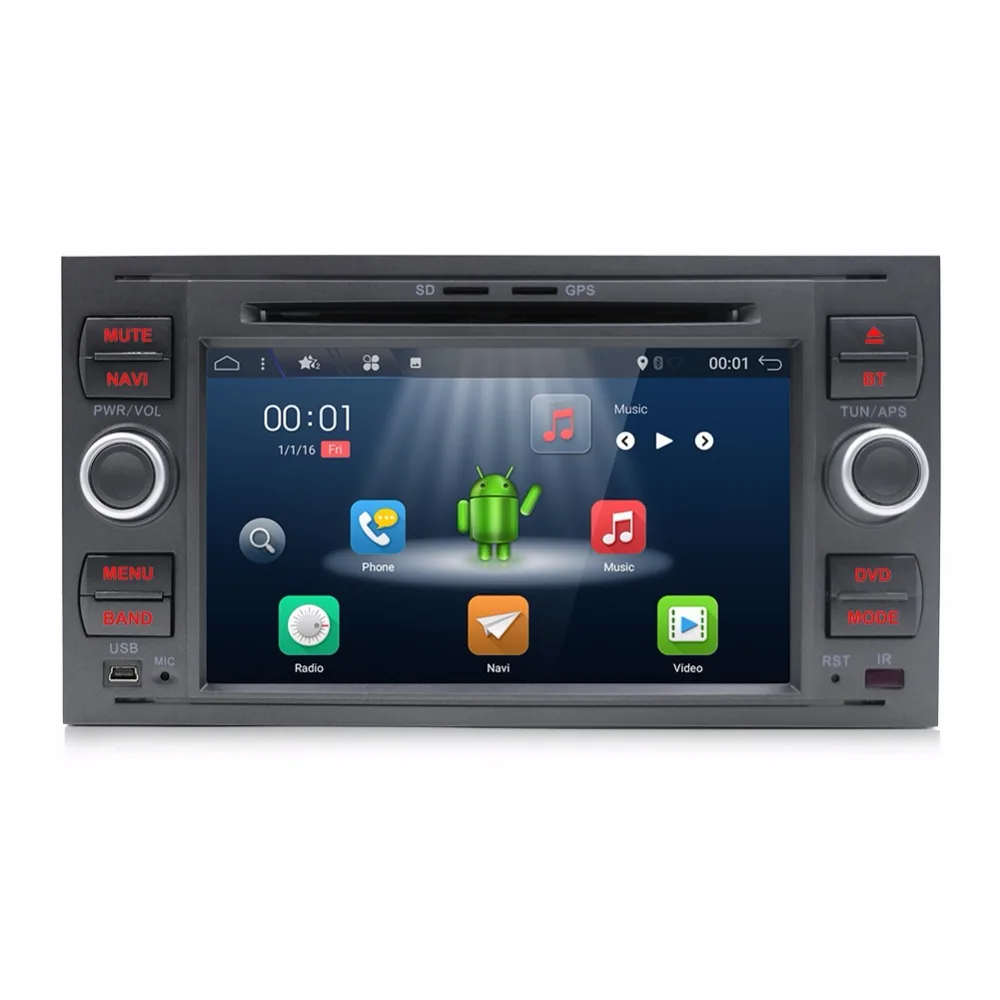 Bosion автомобильный мультимедийный плеер Восьмиядерный Android автомобильный DVD gps Авторадио 2 Din 7 ''для Ford/Mondeo/Focus/Transit/C-MAX/S-MAX/Fiesta