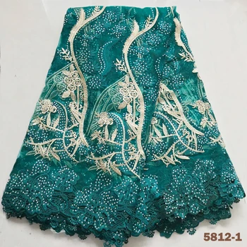 

nigrian lace fabrics guipure dentelle tissu strass perle swiss voile lace in switzerland stones african tulle lace5yard/lot5800